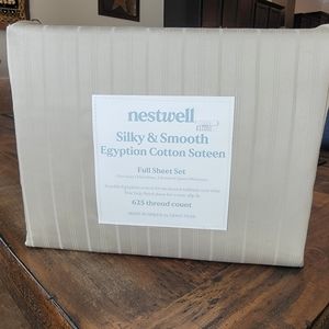 Sheets&Pillowcases Nestwell Egyptian Cotton Sateen 625 Thread Count Sheet Set